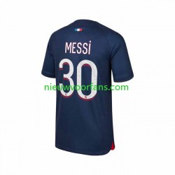 Paris Saint-Germain Heren Shirt met Bedrukking Lionel Messi 30 Thuis 2023-2024 Korte Mouw