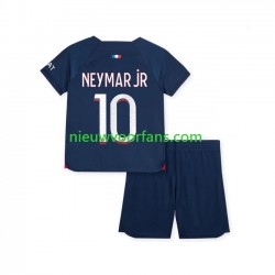 Paris Saint-Germain Kind Shirt met Bedrukking Neymar Jr 10 Thuis 2023-2024 Korte Mouw