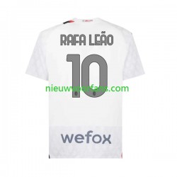 AC Milan Heren Shirt met Bedrukking Rafael Leao 10 Uit 2023-2024 Korte Mouw
