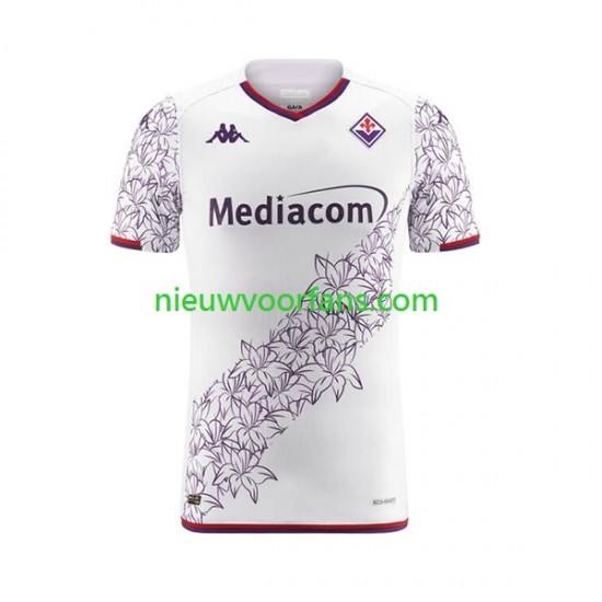 Fiorentina Heren Shirt met Bedrukking Uit 2023-2024 Korte Mouw