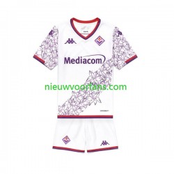 Fiorentina Kind Shirt met Bedrukking Uit 2023-2024 Korte Mouw