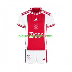 AFC Ajax Kind Shirt met Bedrukking Thuis 2023-2024 Korte Mouw