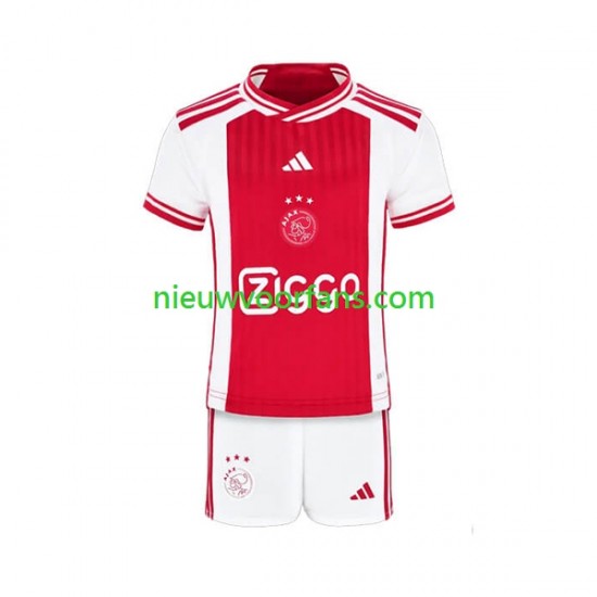AFC Ajax Kind Shirt met Bedrukking Thuis 2023-2024 Korte Mouw