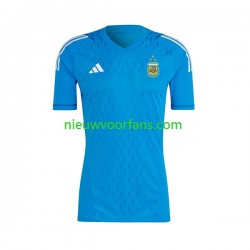 Argentinië Heren Shirt met Bedrukking Doelman Derde 2023 Korte Mouw