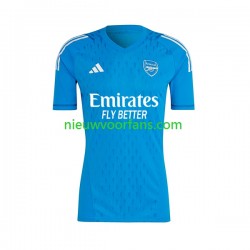 Arsenal Heren Shirt met Bedrukking Doelman Uit 2023-2024 Korte Mouw