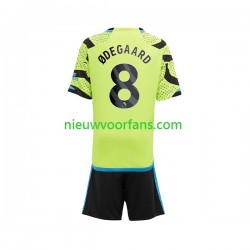 Arsenal Kind Shirt met Bedrukking Odegaard 8 Uit 2023-2024 Korte Mouw
