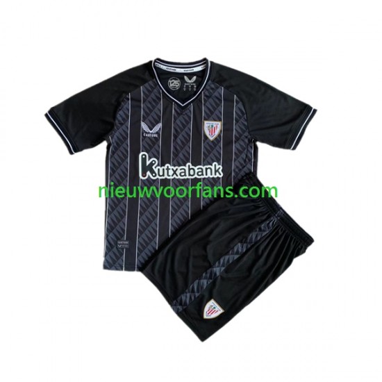 Athletic Bilbao Kind Shirt met Bedrukking Doelman Thuis 2023-2024 Korte Mouw