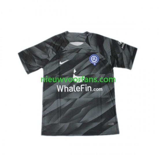 Atlético Madrid Heren Shirt met Bedrukking Doelman Thuis 2023-2024 Korte Mouw