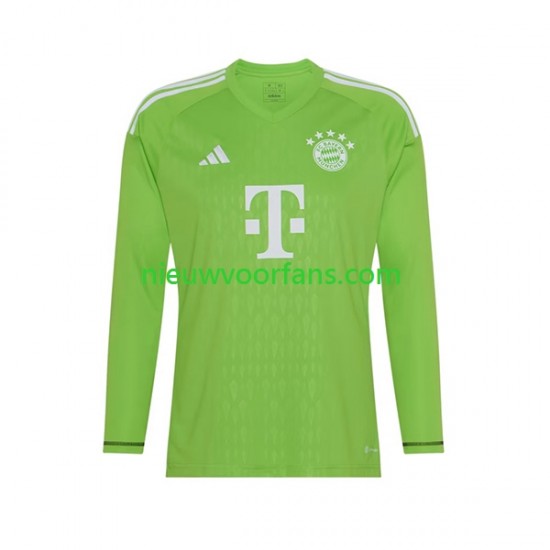 FC Bayern München Heren Shirt met Bedrukking Doelman Manuel Neuer 1 Uit 2023-2024 Lange Mouw