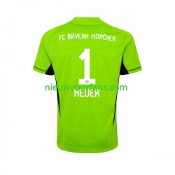 FC Bayern München Heren Shirt met Bedrukking Doelman Manuel Neuer 1 Uit 2023-2024 Korte Mouw