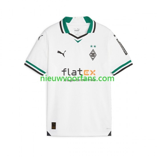 Rusland Heren Shirt met Bedrukking Bo Monchengladbach Thuis 2023-2024 Korte Mouw