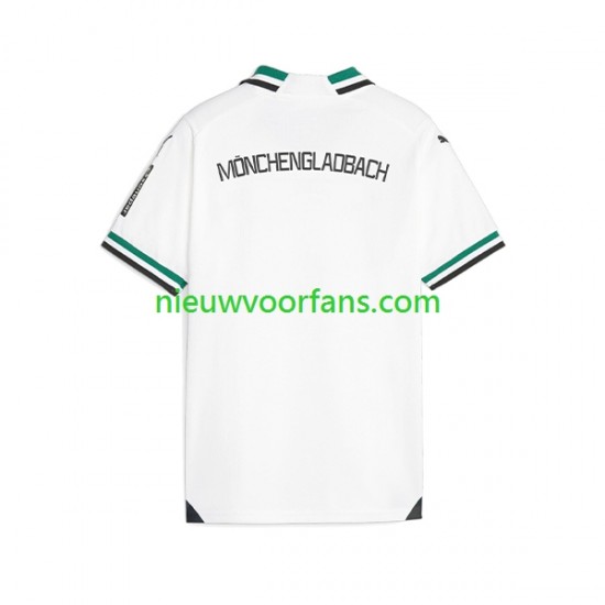Rusland Heren Shirt met Bedrukking Bo Monchengladbach Thuis 2023-2024 Korte Mouw