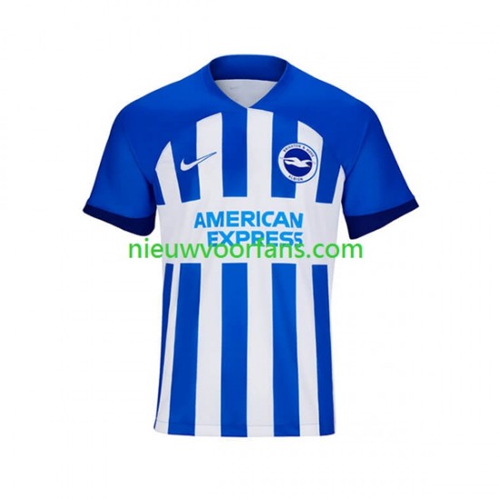 Brighton & Hove Albion Heren Shirt met Bedrukking Thuis 2023-2024 Korte Mouw