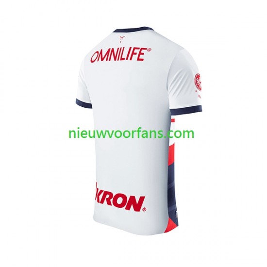 CD Guadalajara Heren Shirt met Bedrukking Uit 2023-2024 Korte Mouw