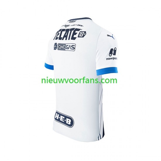 CF Monterrey Heren Shirt met Bedrukking Uit 2023-2024 Korte Mouw