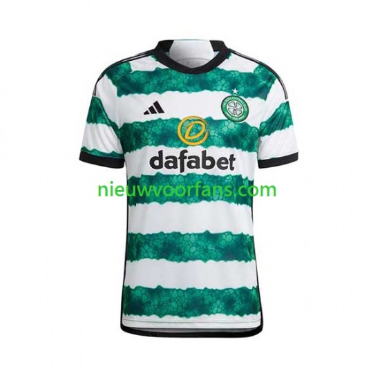 Celtic Heren Shirt met Bedrukking Thuis 2023-2024 Korte Mouw