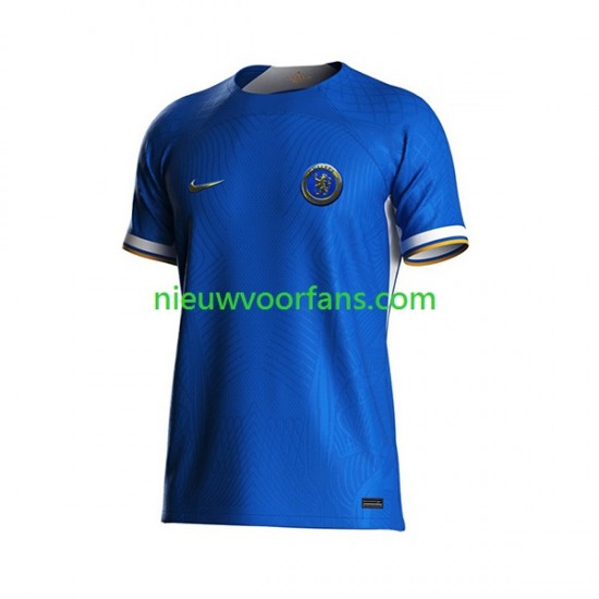 Chelsea Heren Shirt met Bedrukking FC Thuis 2023-2024 Korte Mouw