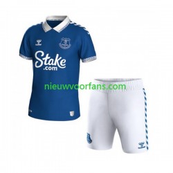 Everton Kind Shirt met Bedrukking Thuis 2023-2024 Korte Mouw