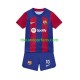 FC Barcelona Kind Shirt met Bedrukking Ansu Fati 10 Thuis 2023-2024 Korte Mouw