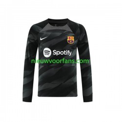 FC Barcelona Heren Shirt met Bedrukking Doelman Uit 2023-2024 Lange Mouw