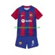 FC Barcelona Kind Shirt met Bedrukking Pedri 8 Thuis 2023-2024 Korte Mouw