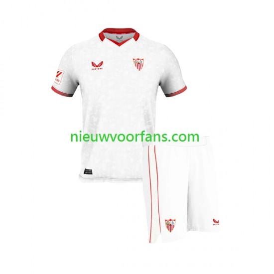 Sevilla FC Kind Shirt met Bedrukking Thuis 2023-2024 Korte Mouw