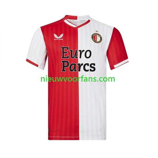 Feyenoord Rotterdam Heren Shirt met Bedrukking Thuis 2023-2024 Korte Mouw