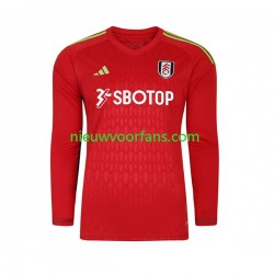 Fulham Heren Shirt met Bedrukking Doelman Thuis 2023-2024 Lange Mouw