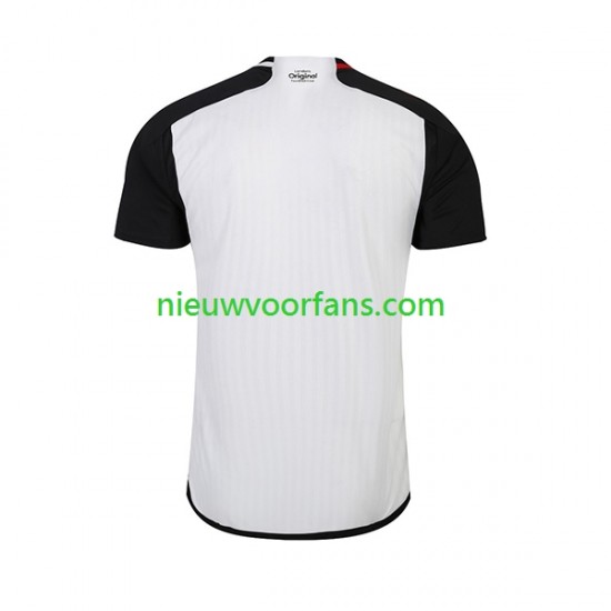 Fulham Heren Shirt met Bedrukking Thuis 2023-2024 Korte Mouw