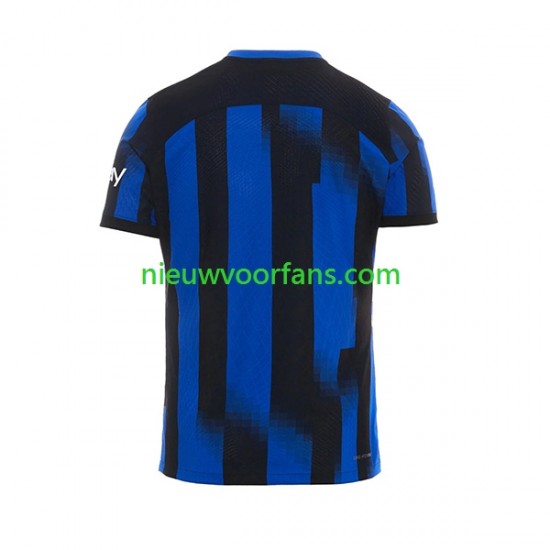 Inter Milan Heren Shirt met Bedrukking Thuis 2023-2024 Korte Mouw