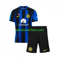 Inter Milan Kind Shirt met Bedrukking Thuis 2023-2024 Korte Mouw