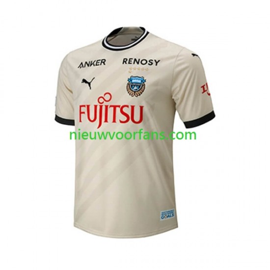Kawasaki Frontale Heren Shirt met Bedrukking Uit 2023-2024 Korte Mouw