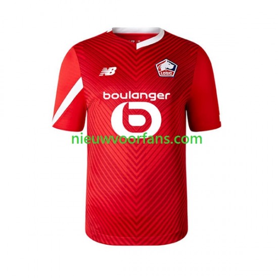 LOSC Lille Heren Shirt met Bedrukking Thuis 2023-2024 Korte Mouw