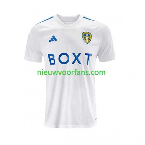 Leeds United Heren Shirt met Bedrukking Thuis 2023-2024 Korte Mouw