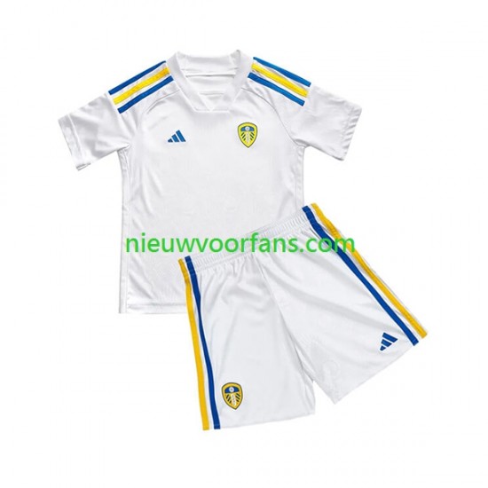 Leeds United Kind Shirt met Bedrukking Thuis 2023-2024 Korte Mouw