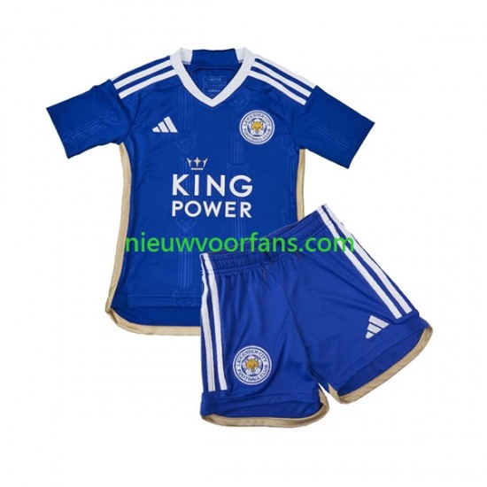 Leicester City Kind Shirt met Bedrukking Thuis 2023-2024 Korte Mouw