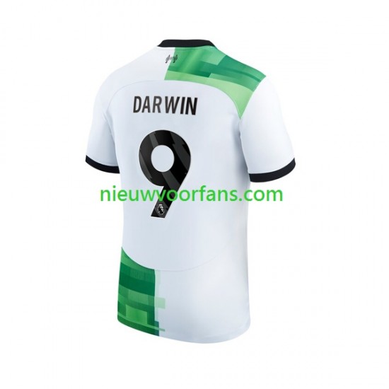 Liverpool Heren Shirt met Bedrukking Darwin Nunez 9 Uit 2023-2024 Korte Mouw