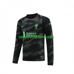 Liverpool Heren Shirt met Bedrukking Doelman Uit 2023-2024 Lange Mouw