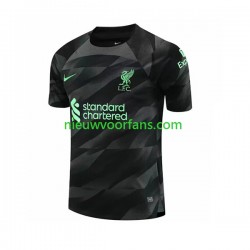 Liverpool Heren Shirt met Bedrukking Doelman Uit 2023-2024 Korte Mouw