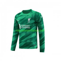 Liverpool Heren Shirt met Bedrukking Doelman Thuis 2023-2024 Lange Mouw