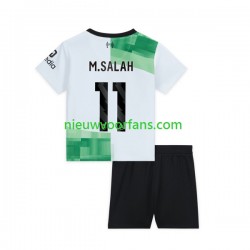 Liverpool Kind Shirt met Bedrukking M.Salah 11 Uit 2023-2024 Korte Mouw