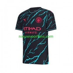 Manchester City Heren Shirt met Bedrukking Kevin De Bruyne 17 Derde 2023-2024 Korte Mouw