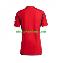 Manchester United Dames Shirt met Bedrukking Thuis 2023-2024 Korte Mouw