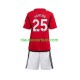 Manchester United Kind Shirt met Bedrukking Sancho 25 Thuis 2023-2024 Korte Mouw