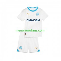 Olympique Marseille Kind Shirt met Bedrukking Thuis 2023-2024 Korte Mouw