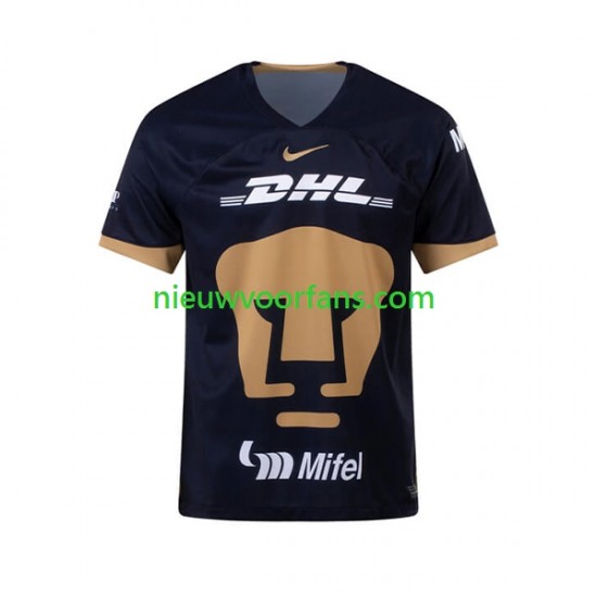 Pumas UNAM Heren Shirt met Bedrukking Uit 2023-2024 Korte Mouw