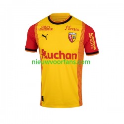 RC Lens Heren Shirt met Bedrukking Thuis 2023-2024 Korte Mouw