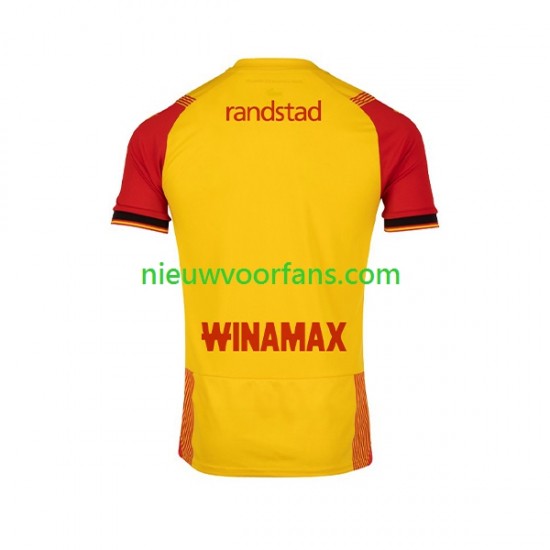 RC Lens Heren Shirt met Bedrukking Thuis 2023-2024 Korte Mouw