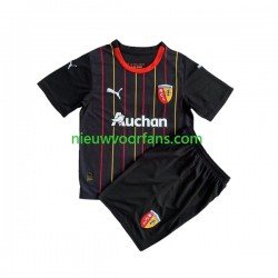RC Lens Kind Shirt met Bedrukking Uit 2023-2024 Korte Mouw