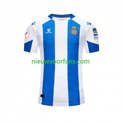 RCD Espanyol Heren Shirt met Bedrukking Thuis 2023-2024 Korte Mouw